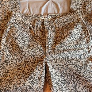 Seven7 Leopard Print Jeans in Beige and Black